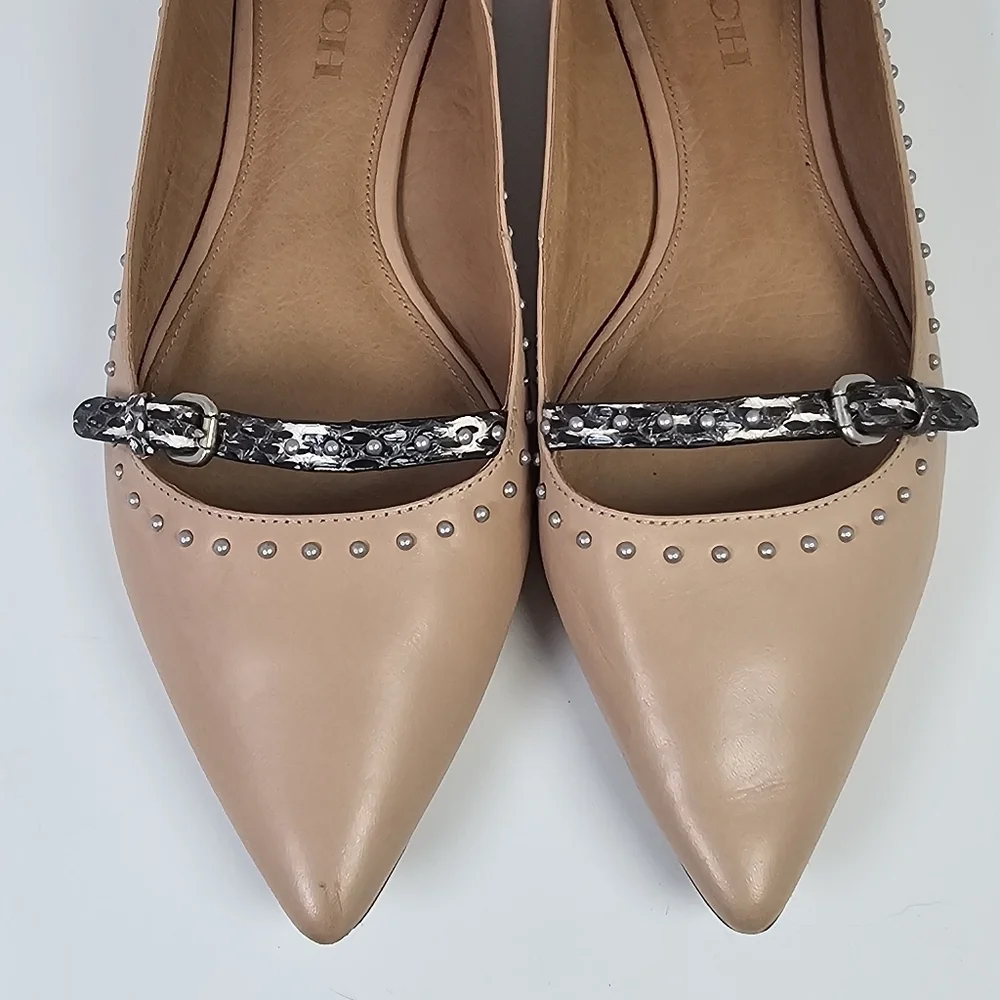 Coach Nude-Beachwood Jody Flats - Picture 13 of 15